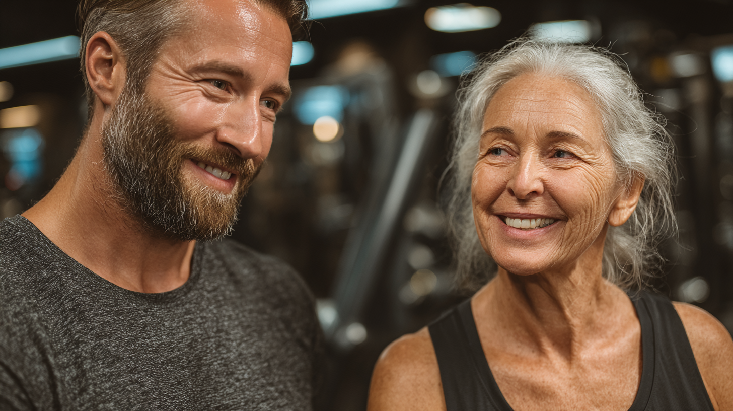 Персональна консультація тренера з клієнтом старшого віку